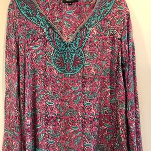 Tolani silk top/tunic